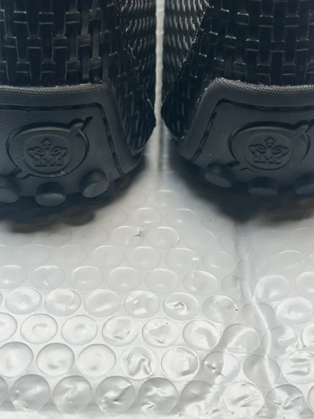 Born Malena Woven Penny Loafers Women's Size 8.5M Black